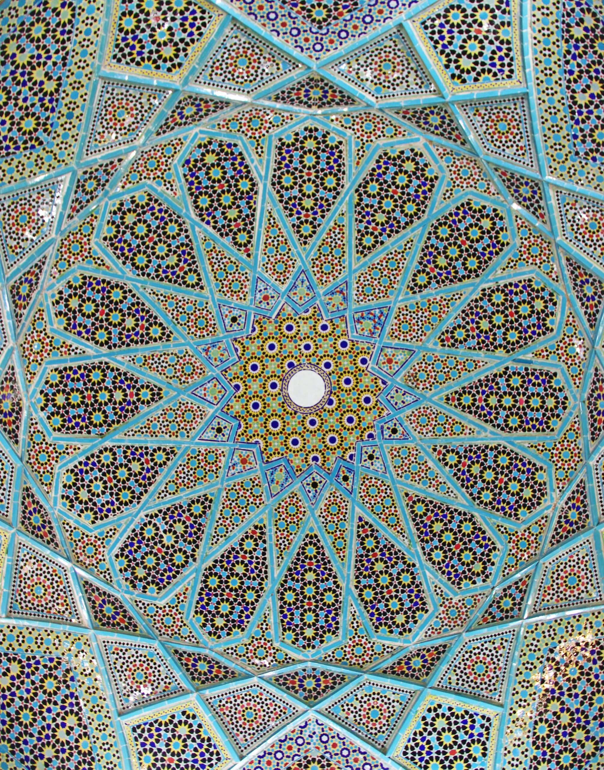 Intricate Islamic mosaic