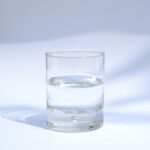 A glass of water