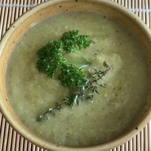 Spring green soup