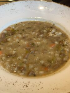 barley bean rosemary soup