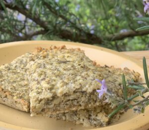 rosemary & mung bean bread